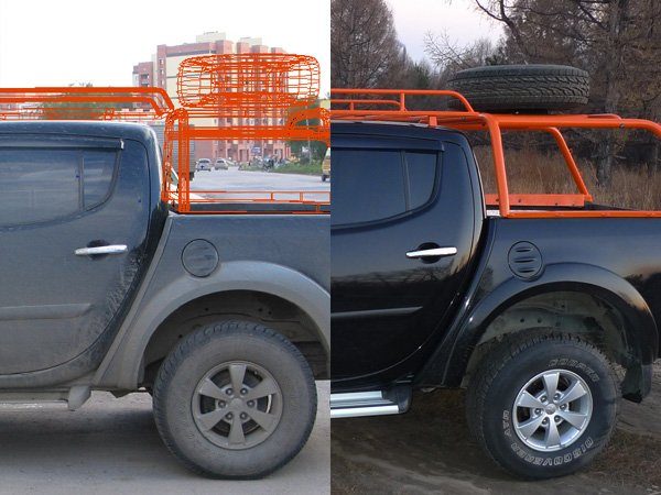 Mitsubishi L200 - 3D-примерка
